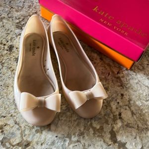 Kate Spade Nude Jelly Ballet Flats
